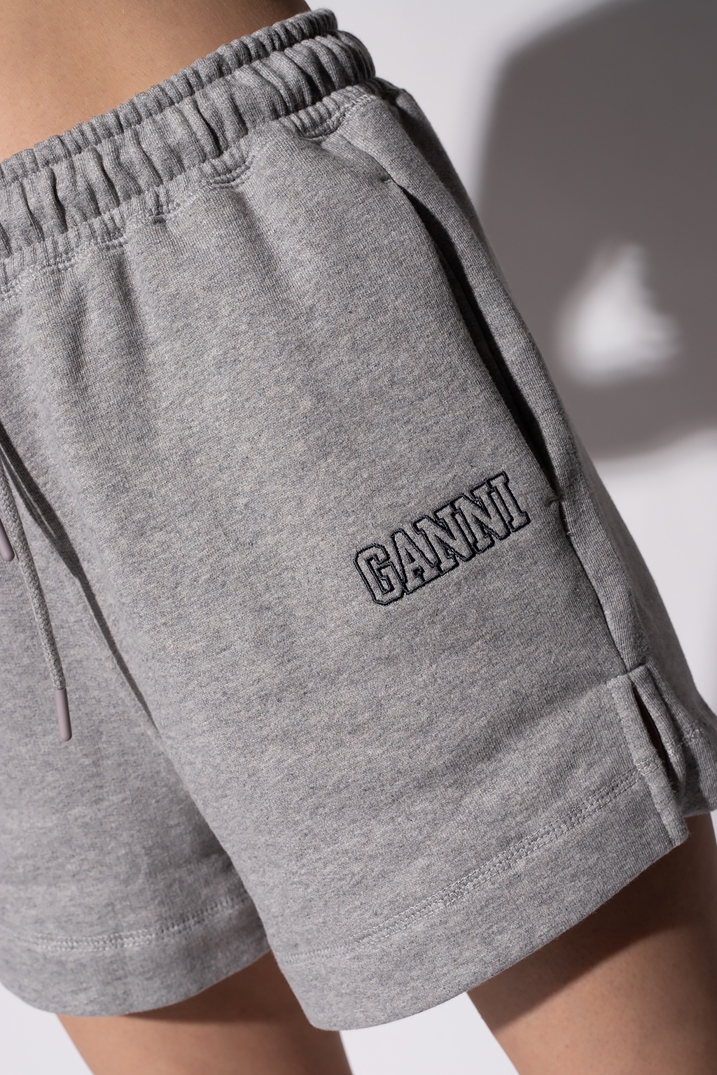 GANNI thigh-length belted shorts Sneakers